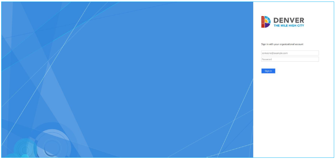 Screenshot of Workday login page